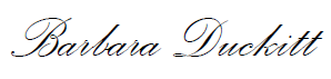 Barbara Duckitt's signature.
