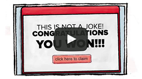 Thumbnail Preview of Internet Scams and link to YouTube