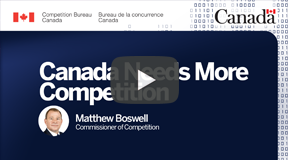 Thumbnail Preview of Canadian Bar Association Competition Law Fall Conference and link to YouTube