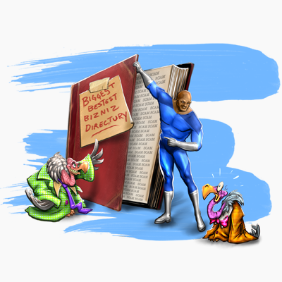 Business scams Little Black Book of Scams graphic