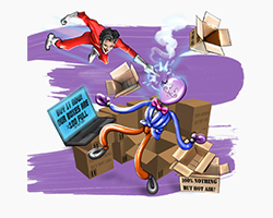 Purchase of merchandise scams